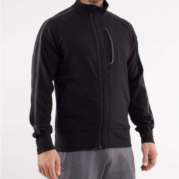 Lululemon Athletic Kung Fu Full Zip Athletic Jacket II Sz XL 25" PTP - Picture 1 of 10